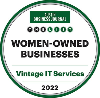 Austin Business Journal women-owned businesses 2022 badge
