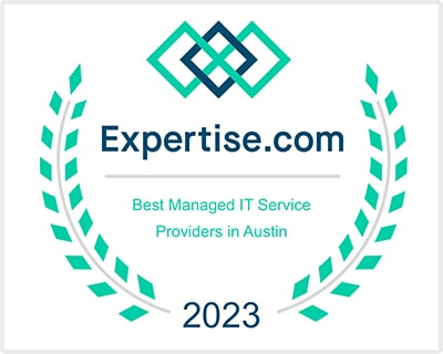 best managed it service provided in austin, texas, award badge