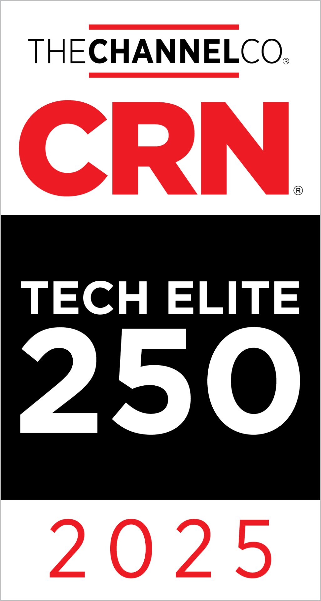 2025 CRN Tech Elite Award top 250